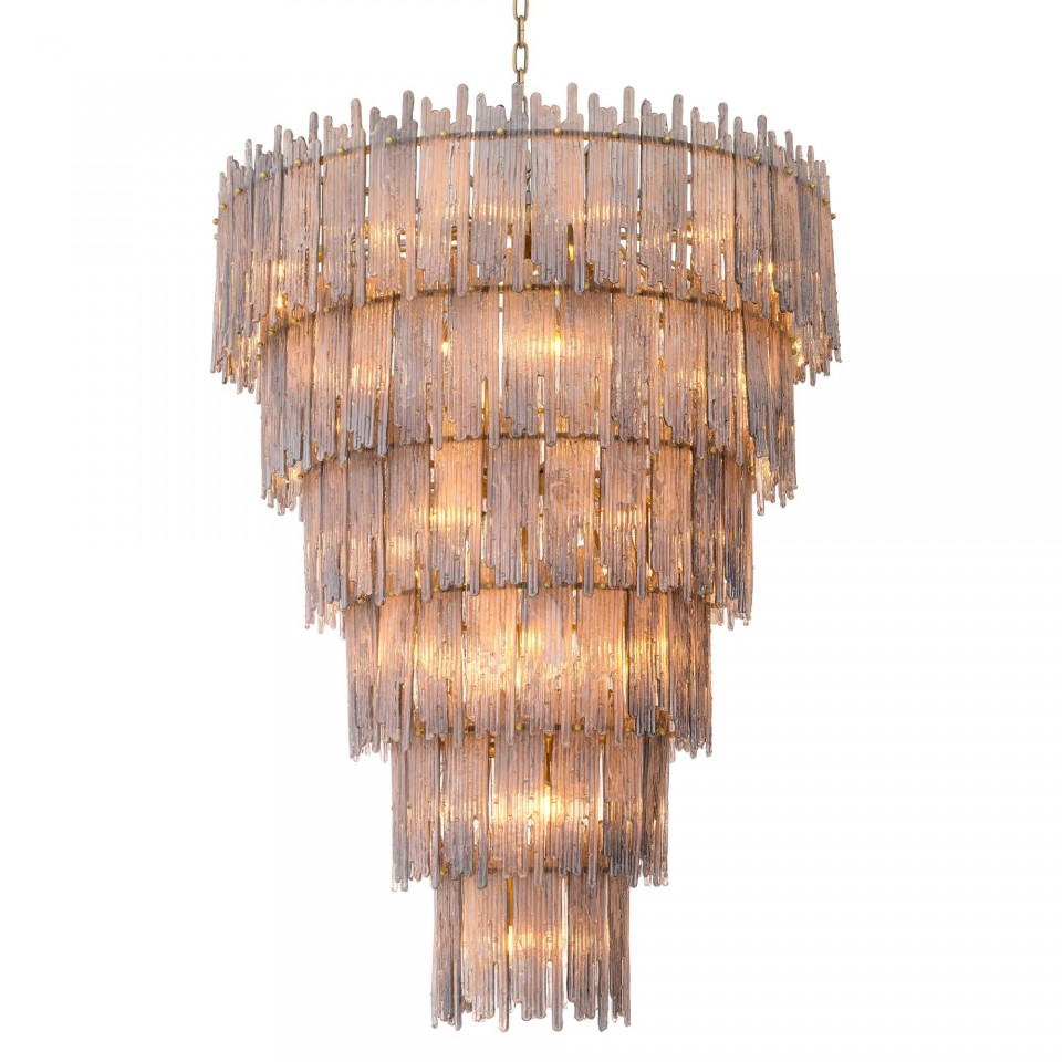 Saint Roch XXL Chandelier Brass/Smoke 116cm