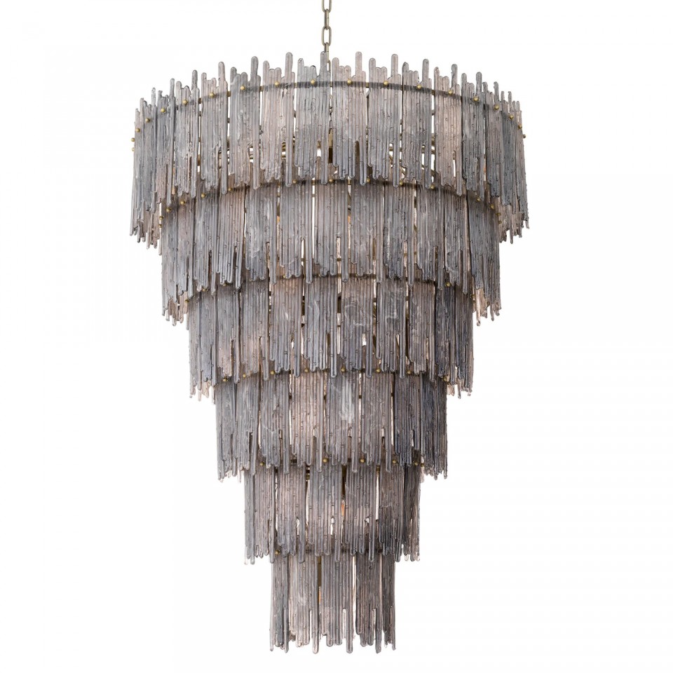 Saint Roch XXL Chandelier Brass/Smoke 116cm