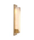 Scilla wall lamp antique brass/alabaster 60cm