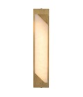 Scilla wall lamp antique brass/alabaster 60cm