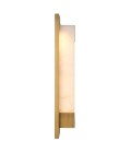 Scilla wall lamp antique brass/alabaster 60cm