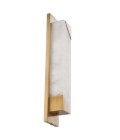 Scilla wall lamp antique brass/alabaster 60cm