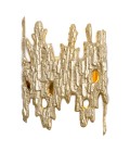 Creten S wall lamp gold 28cm