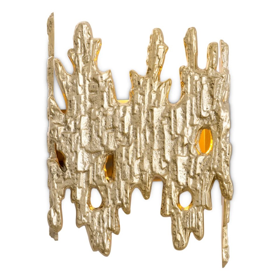 Creten S wall lamp gold 28cm