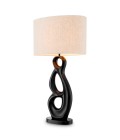 Macias table lamp bronze/linen 90cm