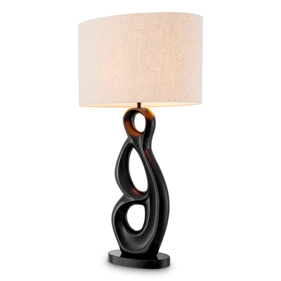 Macias table lamp bronze/linen 90cm