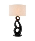 Macias table lamp bronze/linen 90cm