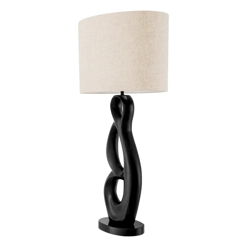 Macias table lamp bronze/linen 90cm