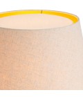 Callao golvlampa svart/linne 160cm