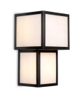 Serchio wall lamp black/alabaster 41cm