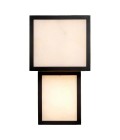 Serchio wall lamp black/alabaster 41cm