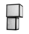 Serchio wall lamp black/alabaster 41cm