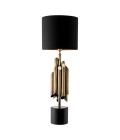 Beau Rivage Table Lamp Brass/Black 102cm