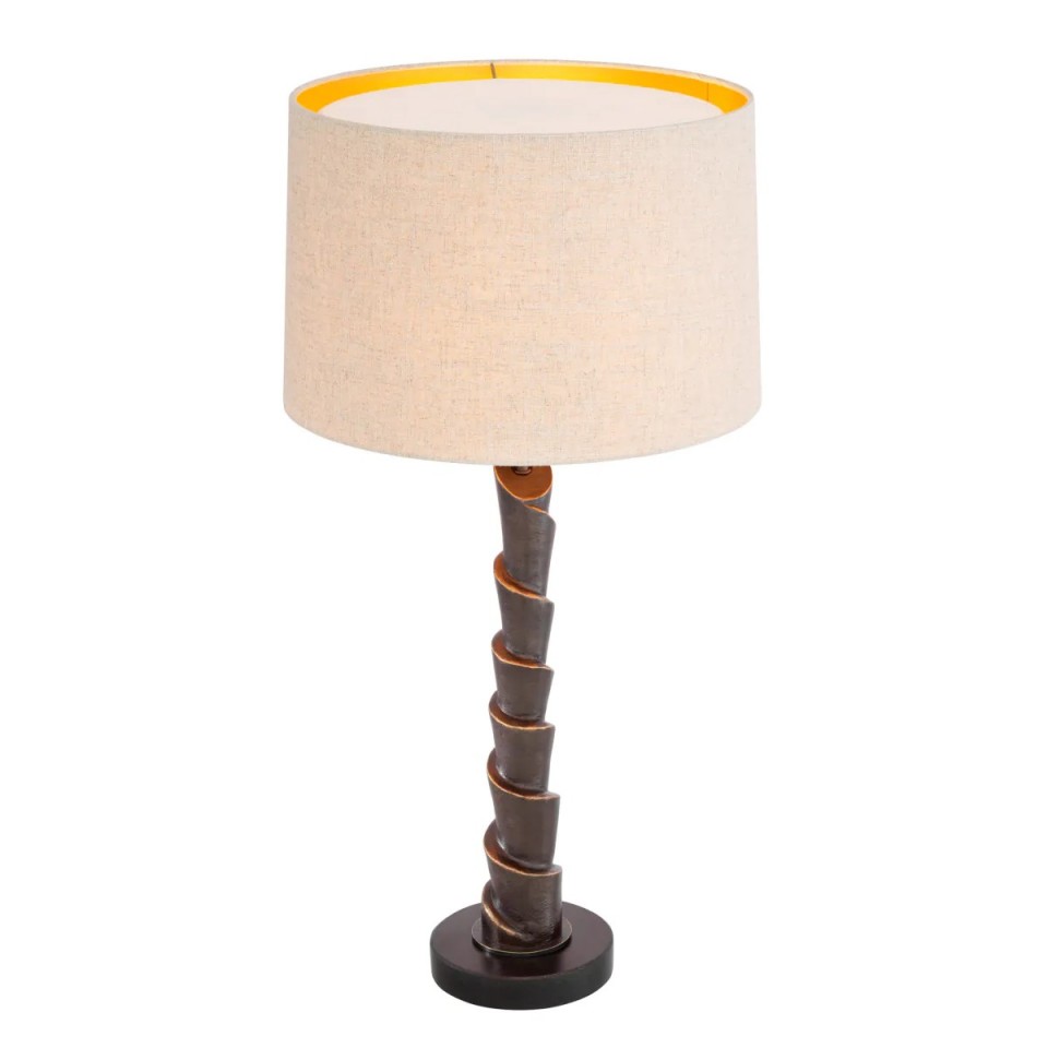 Riverbank Table Lamp Bronze/Linen 80cm