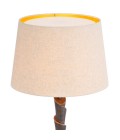 Riverbank golvlampa brons/linne 169cm