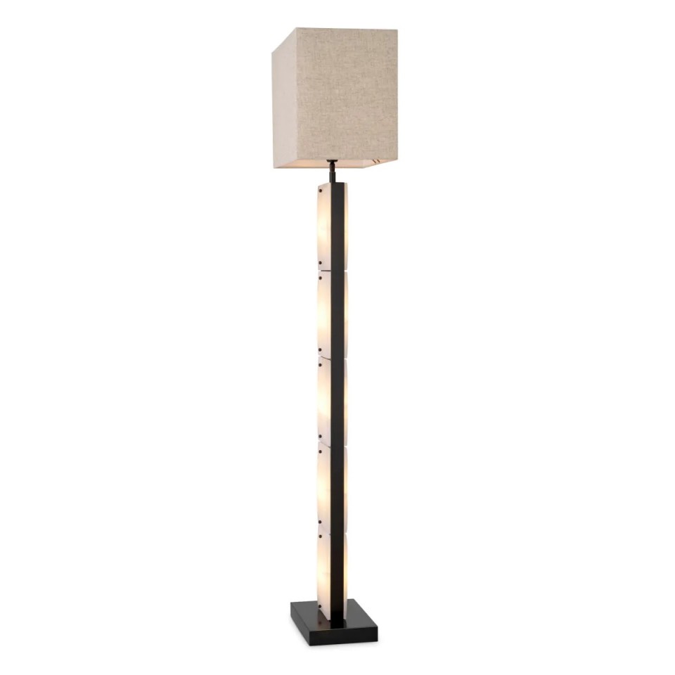 Ortiz golvlampa brons/alabaster 173cm