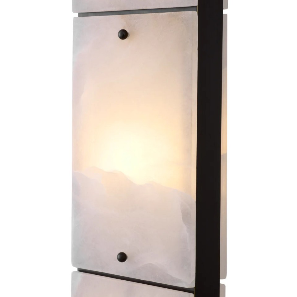 Ortiz golvlampa brons/alabaster 173cm