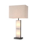 Ortiz bordslampa brons/alabaster 95cm