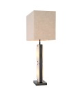 Ortiz bordslampa brons/alabaster 95cm