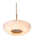 Ariano ceiling light antique brass/alabaster 60cm