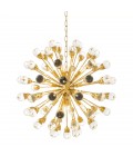 Anto Chandelier Gold/Glass 75cm