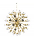 Anto Chandelier Gold/Glass 75cm