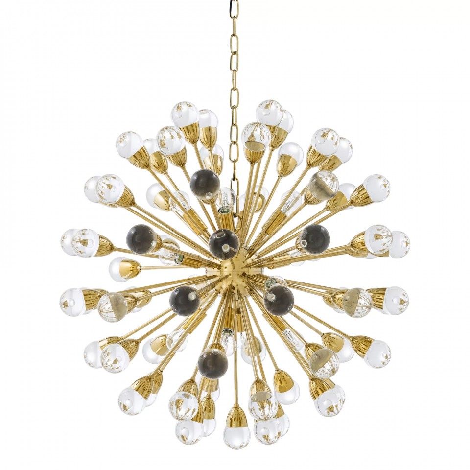 Anto Chandelier Gold/Glass 75cm