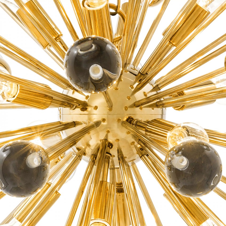 Anto Chandelier Gold/Glass 75cm