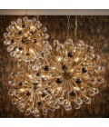 Anto Chandelier Gold/Glass 75cm