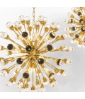 Anto Chandelier Gold/Glass 75cm