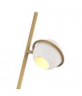 Aprillia Golvlampa Mässing/Vit 150cm