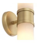 Claridges Double Wall Lamp Brass/Alabaster 46.5cm