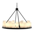 Commodore Chandelier Black 90cm