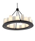 Commodore Chandelier Black 90cm