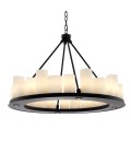 Commodore Chandelier Black 90cm