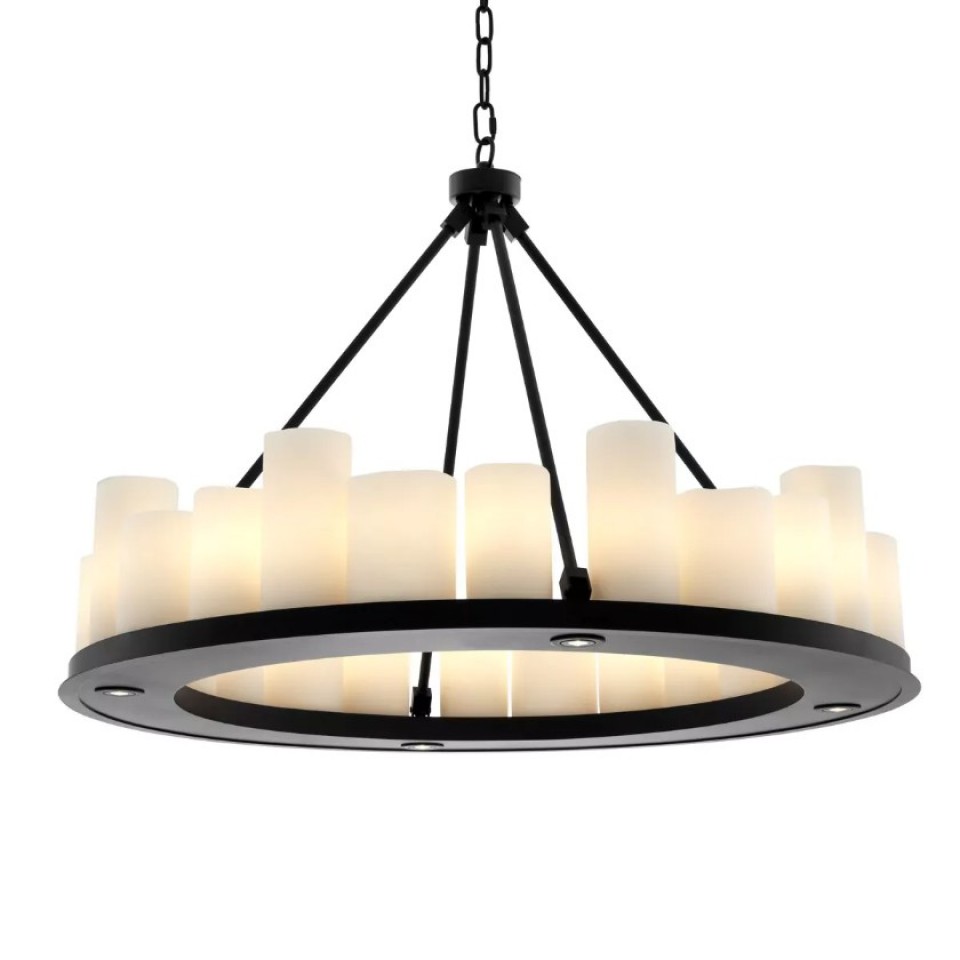 Commodore Chandelier Black 90cm