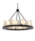 Commodore Chandelier Black 90cm