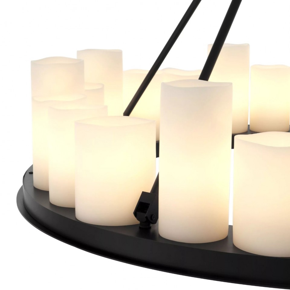 Commodore Chandelier Black 90cm