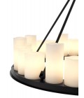 Commodore Chandelier Black 90cm