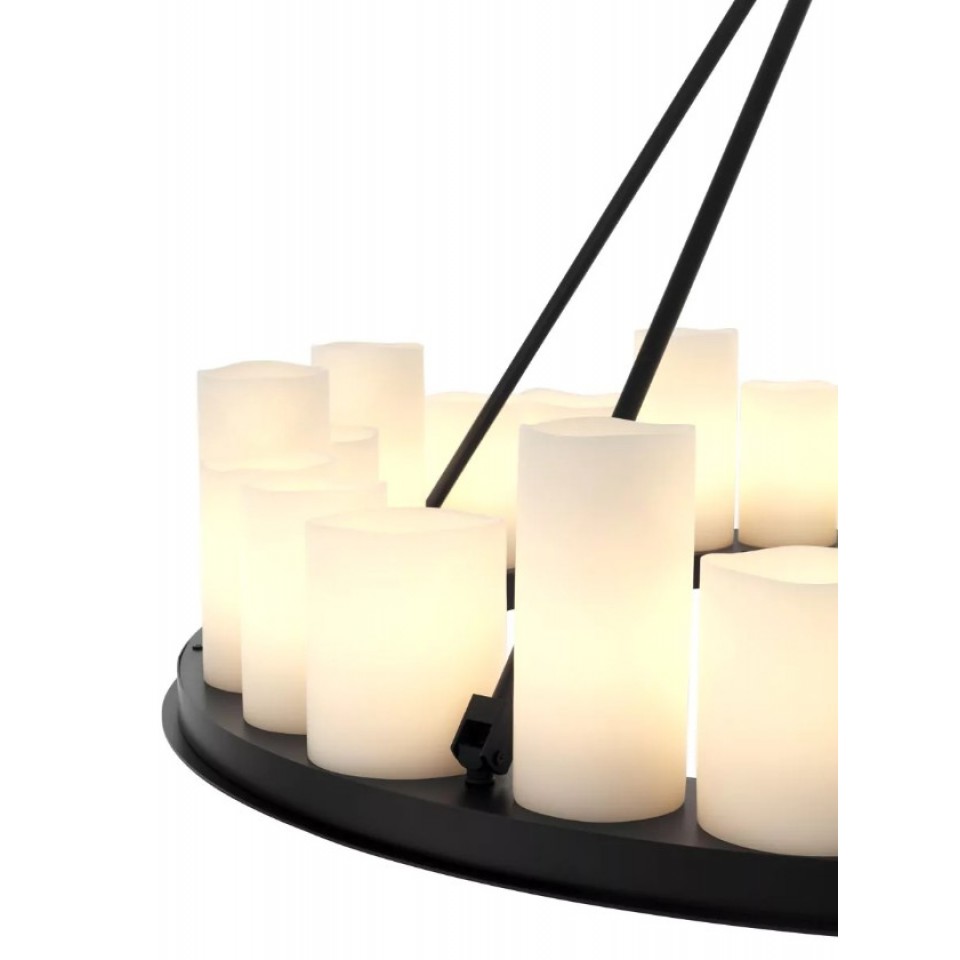 Commodore Chandelier Black 90cm