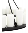 Commodore Chandelier Black 90cm