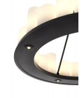 Commodore Chandelier Black 90cm