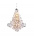 Hermitage Chandelier Nickel/Glass 60cm