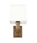 Lexington Wall Lamp Brass/White 27cm