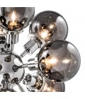 Ludlow Chandelier Nickel/Glass 73cm