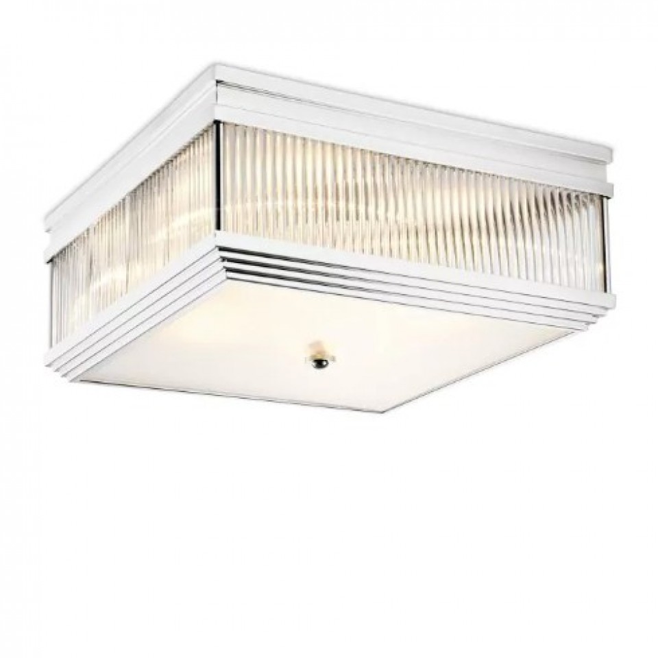 Marly Plafond Nickel/Glas 40,5cm