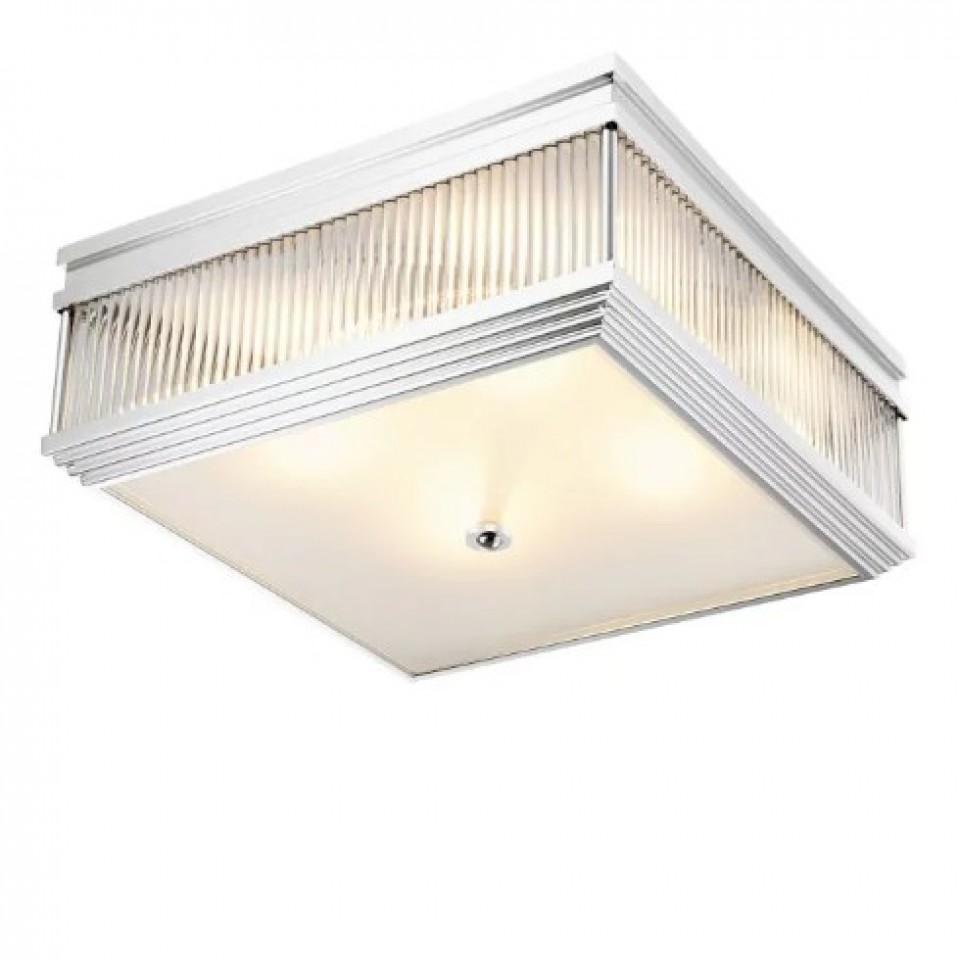 Marly Plafond Nickel/Glas 40,5cm