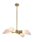 Papillon Ceiling Light Brass/Glass 73cm