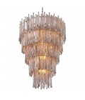 Saint Roch Chandelier Brass/Glass 58cm