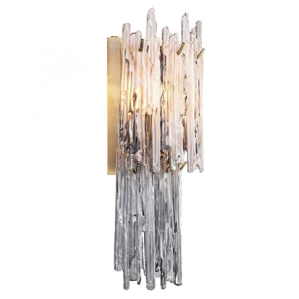 Saint Roch Wall Lamp Brass/Glass 38.5cm